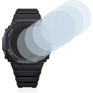 BROTECT Glas Screen Protector voor Casio G-Shock GA-B2100 (6 Stuks) Schermbeschermer [9H Hardheid, Beschermglas-Folie niet Gehard Glas]