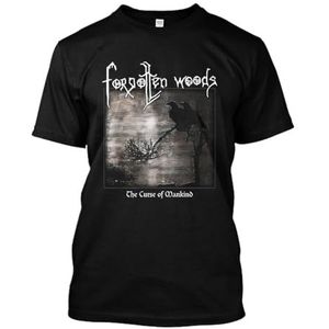 Forgotten Woods The Curse of Mankind clothes men t shirts Size L, XL, 2XL. Black XXL