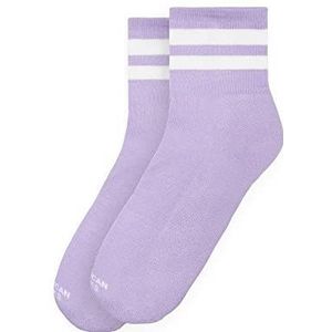 American Socks - Classic Old School Sports Socks with Stripes for Running, Cycling, Biking, Crossfit, Skateboarding or Gym, Love Everyone - Mid High, One size