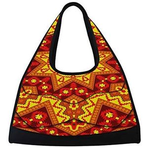 MONTOJ Mandala Bohemian Tote tassen voor sport gym tas multifunctioneel