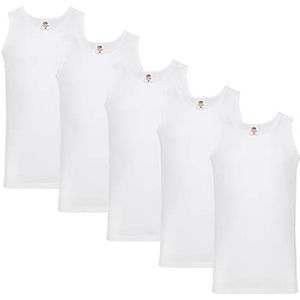 Fruit of the Loom Hemd voor heren, lichtgewicht, verpakking van 5 stuks, M