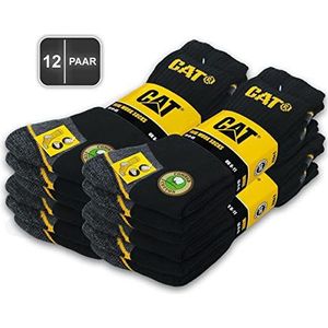 Caterpillar - CAT REAL WORK SOCKS - Werksokken - Zwart - 12 Paar