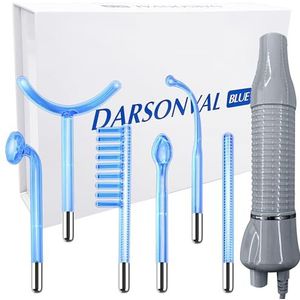 HF-staaf voor het gezicht, 6 neon hoogfrequente HF-staaf, draagbaar, draagbaar, hoge frequentie, huidversteviging, acne spot rimpelverwijderaar, gezwollen ogen, lichaamsverzorging