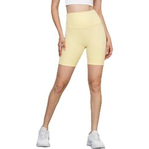 BDWMZKX running shorts womens Cycling Shorts Women Gym Shorts For Women Golf Shorts Yoga Shorts For Women Without T-line Fitness Three-point Pants High Elastic Tight Yoga Cycling Pants-yellow-f
