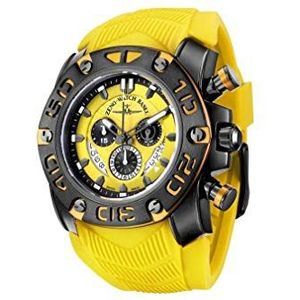 Zeno-Watch herenhorloge - Neptunus 3 Chrono Black&Yellow - 4539-5030Q-bk-s9