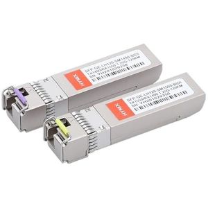 Optische module Gigabit enige wijze enige kern SFP 1.25G 10KM vezelmodule 5/20/40/80km 1310/1550nm-LC haven (LC 1.25G 14901550 120km paar)
