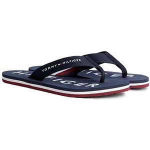 Tommy Hilfiger Dames Essential Corp Flip Flop Fw0fw07419, Blauwe Rwb, 38 EU