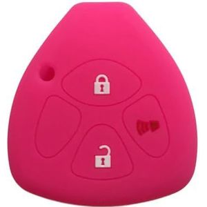 DINGYXIN Siliconen Sleutel Cover Case Houder, voor Toyota Corolla Auris Hilux Camry 40 50 RAV4 Symbool Vitz Yaris Icoon Porte Afstandsbediening Sleutel Cover