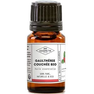 MY COSMETIK - Biologische Wintergreen Essentiële Olie - Van biologische landbouw - HEBBD/HECT-chemotyped - 100% puur en natuurlijk - ECOCERT-gecertificeerd - Gemaakt in Frankrijk - 5 ml