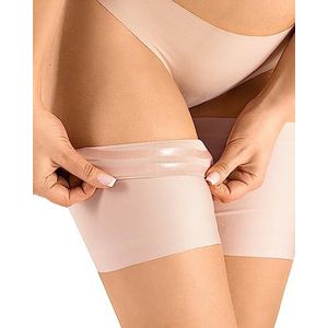 Futuro Fashion Vrouwen Elastische Dij Bands Anti-Schuren I Stretchy Dij Satijn Protector Anti-Slip Siliconen I Chub Rub Bands Vrouwen Been Schijven Bands Tegen Wrijving I Klassieke Kleuren