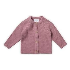 Stellou & friends Gebreid vest voor baby's en peuters met knopen in houtlook, voor meisjes en jongens, hoogwaardige kleding van 100% katoen, perfect voor herfst en winter, Oeko-Tex-gecertificeerd,