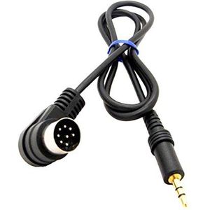 NA 3.5mm Mini Jack AUX 8Pin M BUS Audio Input Adapter Kabel voor Alpine