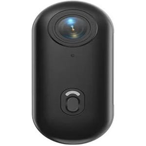 Actiecamera, 4K Outdoor Sport Actie Camera Waterdichte Mini Body Cam Helm Fiets Videorecorder for Motorrijden Fietsen Vloggen,voor fietsen, motorfietsen(Add 64GB Card,1080P Black)