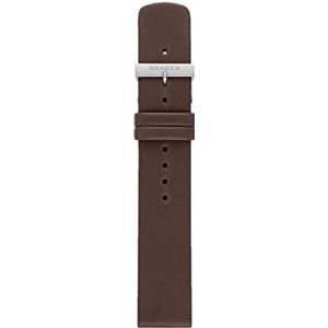 SKAGEN - LOSSE BANDJES met BRUINE kleur, lederen band voor heren, SKB6118