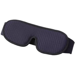 1 x 3D-slaapmasker, verduisterend slaapmasker, verlichting voor mannen en vrouwen, traagschuim ooghoes voor reizen/dutjes/slaapnacht, co slaapmasker (blauw)