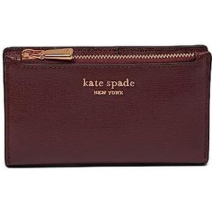 Kate Spade New York Morgan Saffiano Leather Small Slim Bifold Wallet Cordovan One Size