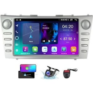 Voor Toyota Camry 6 2006-2011 Android 13 Carplay Autoradio, 9 inch Scherm Radio Wireless Android Auto Bluetooth 5.0 Handsfree 4G WiFi FM/RDS/DAB+ Radio DSP Camera + DVR(NF-2)
