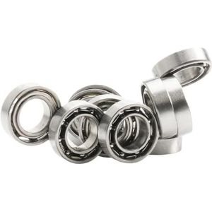 FUSHI MR95 ZZ kogellagers (5 x 9 x 3 mm), 10 stuks, MR95ZZ RS 2RS MR95, open handstuklager voor high-speed videokaart voor motor, (MR95 Open)