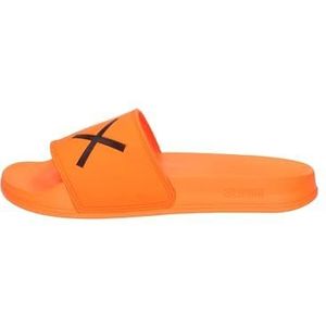 Sun68 - Slippers Logo X35102 - Oranje - Gezondheidsslippers