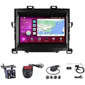 Android Double Din Car Stereo 9 Inch Touchscreen Autoradio Autotoebehoren Multimedia Stuurwielbediening met Navigatie Plug And Play Voor Toyota Alphard H20 2008-2014 (Size : M100S WIFI 1G+16G)