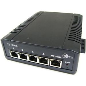 Ventev - PSE-SW5G-25B4 - MSTronic 5 PoE poort Gigabit switch (4 PSE 1 PD), (elk)