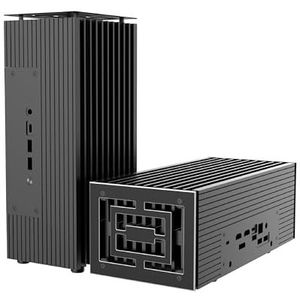 Akasa - Turing Duo Pro - PC Behuizing - Aluminium - Fanless - Goud