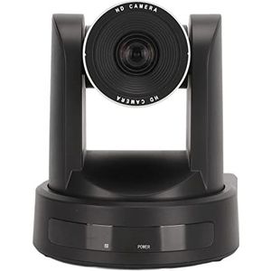 BROLEO PTZ-camera met 2,4 G, draadloos, ABS, 10 x optische zoom, flexibele installatie, met afstandsbediening voor vergaderingen (US-stekker)