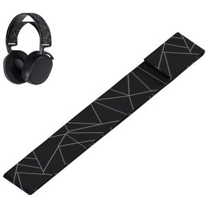 Hoofdband - Zwart - Elastische Stof - Geschikt voor SteelSeries Arctis 7 en Pro