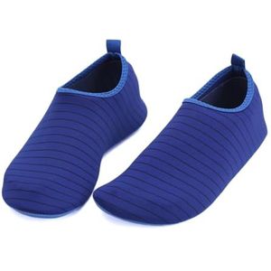 Rojeam Waterschoenen Dames Aquaschoenen Heren Wandelschoenen Badschoenen Strandschoenen Blotevoetenschoenen Blauw 39/40 EU