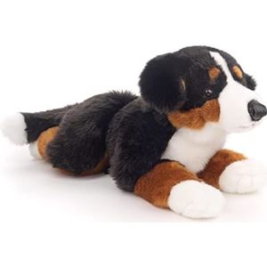 Uni-Toys - Berner Sennenhond, liggend - 46 cm (lengte) - pluche hond - pluche dier, knuffeldier