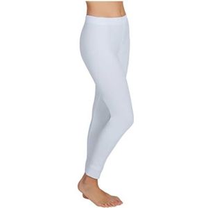 YSABEL MORA Thermo-ondergoed voor dames, houdt lichaamswarmte vast, ideaal voor de winter, koude binnenkant, opgeruwd, samenstelling: 92% polyester, 8% elastaan, Wit, M
