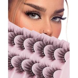 Valse ENatural Wimpers 3D Faux Mink Wimpers 7 Paren Volume Wimpers DJ-20