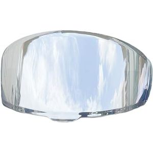 Motorhelm vizier lens, Helmvizier, Z8-schild for SHOEI RF1400 NXR2 CWR-F2 Ca-SCO Moto Shield Zonnebrandcrème Windscherm Motorhelmvizier (vizierbasis)(Revo Clear Silver-day and Night)