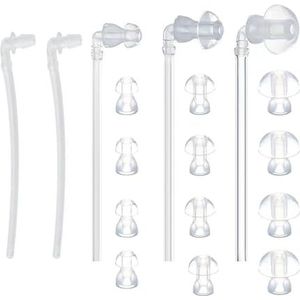 Yitaocity 15in1 Gehoorapparaat Oordopjes Set, Gehoorapparaat Siliconen Gehoorapparaat Koepels, Oordopjes Koepels, Oordopjes Koepels, Clear