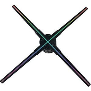 3D Hologram Fan, Hologram Fan Projector, 3D Holografische Reclamemachine 50/56 / 85 cm Holografische projectieventilator Aurora Stereo Imaging Party Decoraties Draaiende verbeelding voor Winkel/Bar/Ke