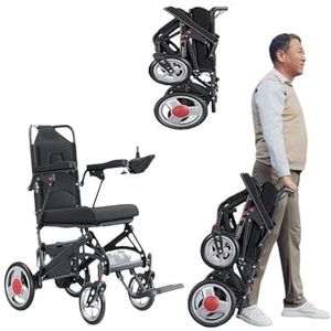 Opvouwbare Elektrische Rolstoel - Dubbele Motoren - Bereik Van 20 Km - Voor Volwassenen