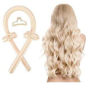 Heatless Curling Rod Hoofdband, No Heat Silk Ribbon Hair Rollers, Lazy Curler Set, Haarkrulspelden, Lazy Curler Set, Medium Lang Haar Styling Tool, Maak U Haar Krultang Zacht