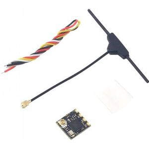 hJNGdU ELRS NI Ontvanger EPW5 2.4G Lange afstand Ontvanger Compatibel met ExpressLRS Compatibel met ELRS Nano Compatibel met ES24TX Serie RC Vliegtuig LR4 LR7 (ELRS MINI 2 ONTVANGER)