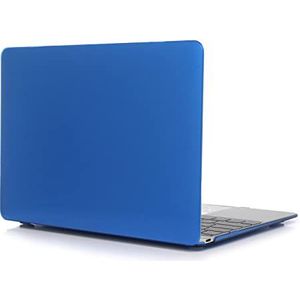 Tabletzakken hoesje Transparante laptophoes compatibel met MacBook 12 inch A1534, klik op slanke harde hoes, volledige beschermhoes Tablet Pc Zaak (Color : Blu)