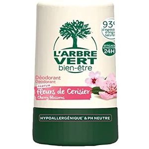 L'ARBRE VERT Deodorant Roll kersenbloesem, 50 ml