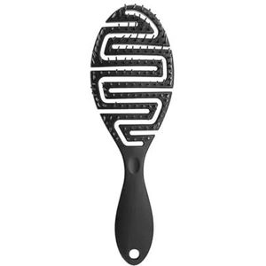 Nat Droog Haarborstel Kam Barber pro Haarborstel Haarstyling Tools Anti-verwarde Antistatische hoofdhuidmassage Haarborstel Magische kam(PURPLE)