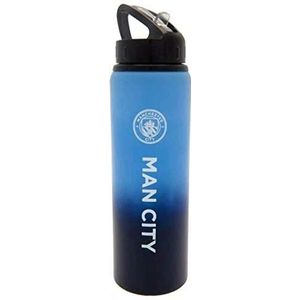 Manchester City F.C. City Man Fc Aluminium Sport Water Drankjes Fade Design XL blauw one size K-REY-MC06400
