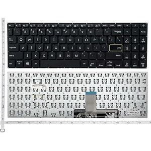 Laptoptoetsenbord VOOR ASUS voor VivoBook X521FA X521EQ X521UA X521IA X521JQ X521EA(Grey)