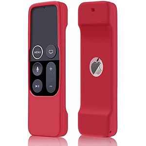 Hoesje compatibel met Apple TV 4K/ 4e generatie afstandsbediening lichtgewicht antislip schokbestendig siliconen hoes voor controller voor Apple TV Siri afstandsbediening