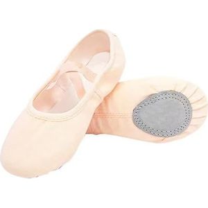 Ballerina's voor vrouwen, meisjes, ballerina's, platte schoenen, canvas, ballet, yogaschoenen voor peuters, kleine kinderen, ballerina's (blauw, EU 33)