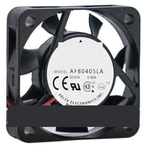 Voor Delta AFB0405LA DC 5V 0,08A 40x40x10mm 3-draads serverkoelventilator