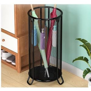 YFAURNDE Opbergrek for paraplu's in de lobby van een hotel, deuremmer, opbergrek for paraplu's, opbergbuis for paraplu's(Black,50 * 20cm)