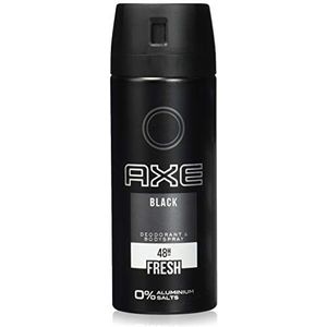 Axe Black Deospray Set heren 3-pack zonder aluminiumzout aangename geur (3 x 150 ml)