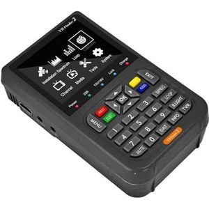 Digitale satellietzoeker V8 Finder2 DVB-S2 1080P Satellietzoeker Digitale DVB-S/S2/S2X Signaaldetector Ontvanger LCD-scherm for aanpassen Sat voor het aanpassen van de satelliet-tv-schotel