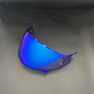 Motorhelm vizier lens, Helmvizier, D Skwal Helmvizier for Shark Skwal/Spartan/D-Skwal 2 Hoge Sterkte Viseira Capacete Motorhelm Accessoires (Zwart - Alleen for Gebruik overdag)(Revo Deep Blue-day Use